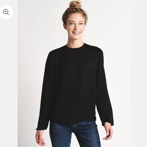 Vince Rib Trim Blouse
